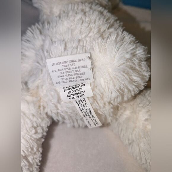 First Impressions White Rabbit Stuffed Animal Pre-owned - Picture 2 of 8